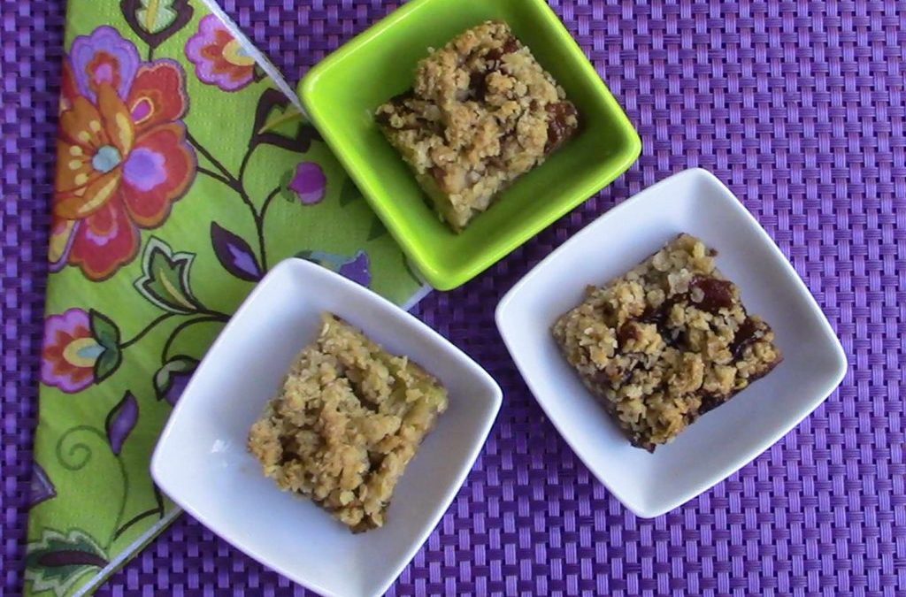 Crumble de manzana y avena