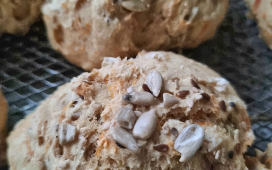 PANCITOS DE ZANAHORIA CON AVENA